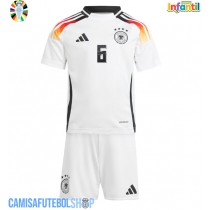 Camisa de time de futebol Alemanha Joshua Kimmich #6 Replicas 1º Equipamento Infantil Europeu 2024 Manga Curta (+ Calças curtas)